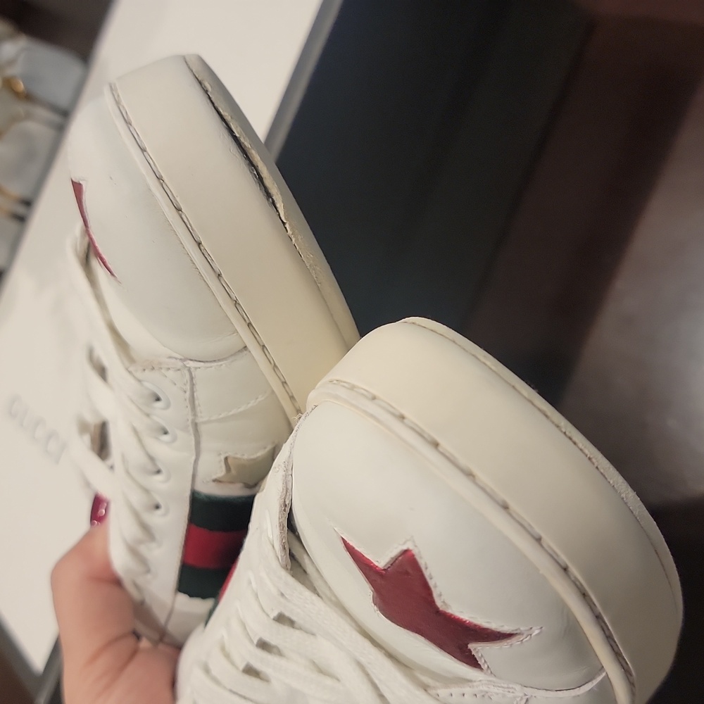 Authentic Gucci star sneaker shoes - Picture 7 of 14